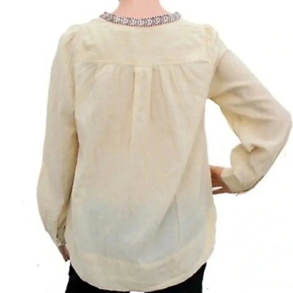 Isabel Marant Etoile Boho Chic Peasant Embroidered Blouse Tunic Top - Picture 3 of 6